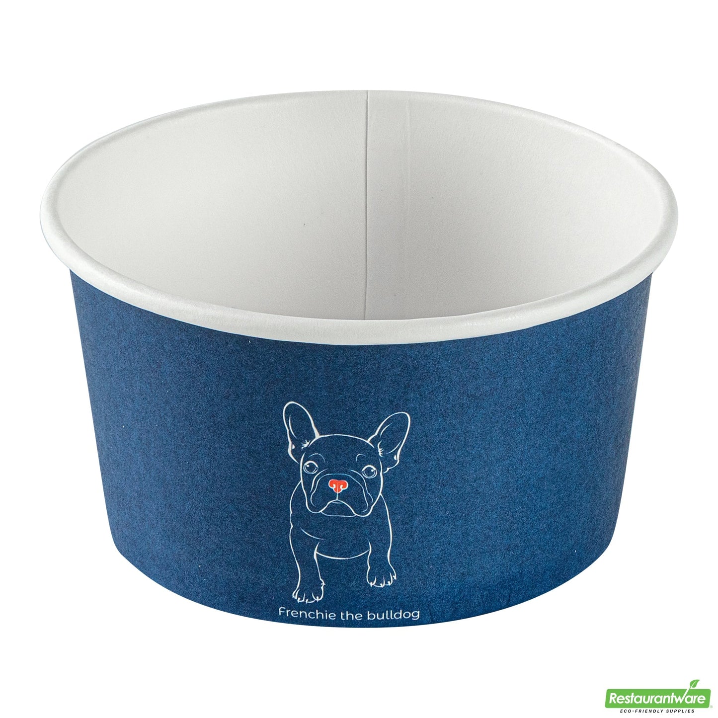 Wholesale Restaurantware 8 Oz Round Frenchie Paper to Go Cup - 3.7" X 3.7" X 2.2"- Bulk