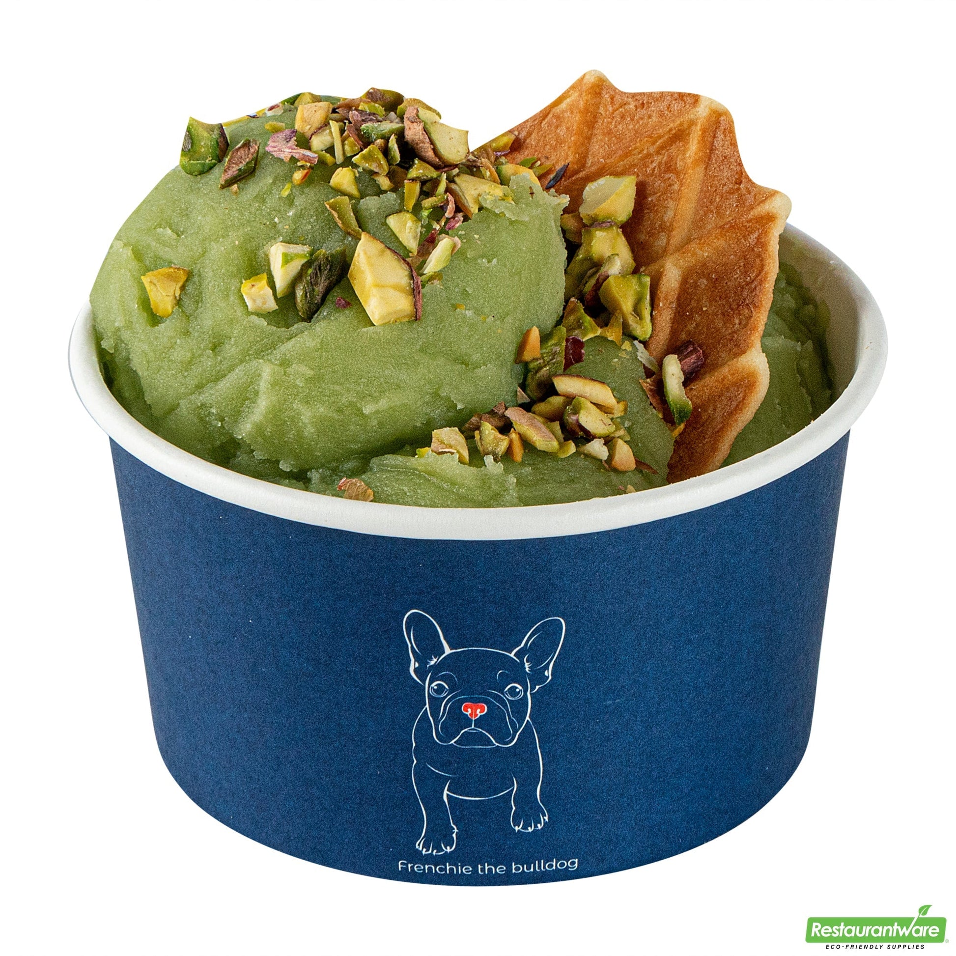 Wholesale Restaurantware 8 Oz Round Frenchie Paper to Go Cup - 3.7" X 3.7" X 2.2"- Bulk