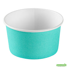 Wholesale Restaurantware 8 Oz Round Turquoise Paper To Go Cup- Bulk