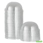 Wholesale Restaurantware Coppetta Round Clear Plastic to Go Cup Dome Lid - Fits 8 Oz- Bulk
