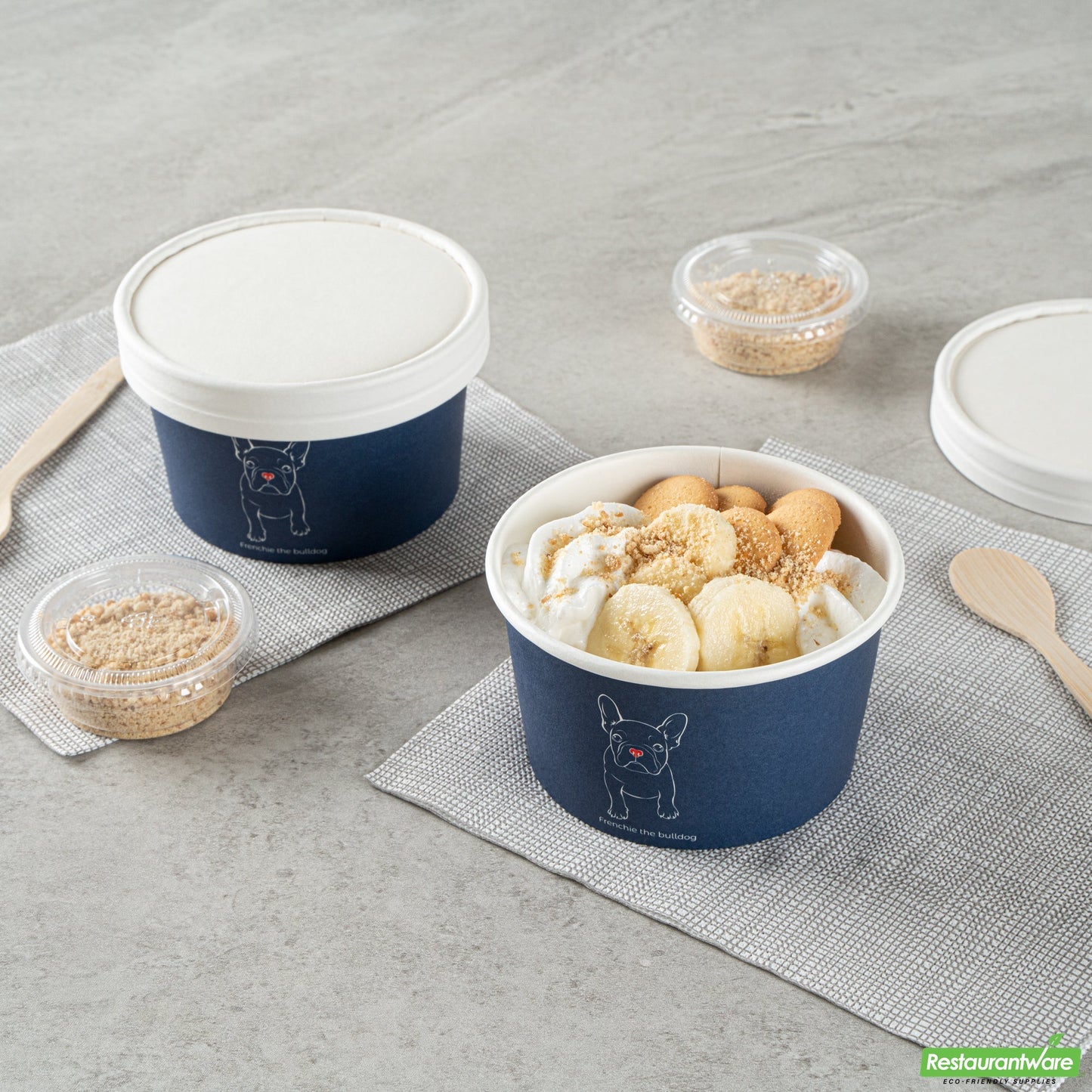 Wholesale Restaurantware 12 Oz Round Frenchie Paper To Go Cup- Bulk