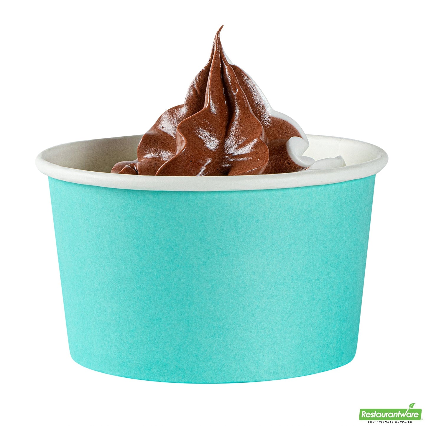 Wholesale Restaurantware 12 Oz Round Turquoise Paper To Go Cup- Bulk