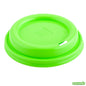 Wholesale Restaurantware Restpresso Lime Green Plastic Coffee Cup Lid - Fits 8, 12, 16 and 20 Oz- Bulk