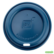 Wholesale Restaurantware Restpresso Midnight Blue Plastic Coffee Cup Lid - Fits 8, 12, 16 and 20 oz- Bulk