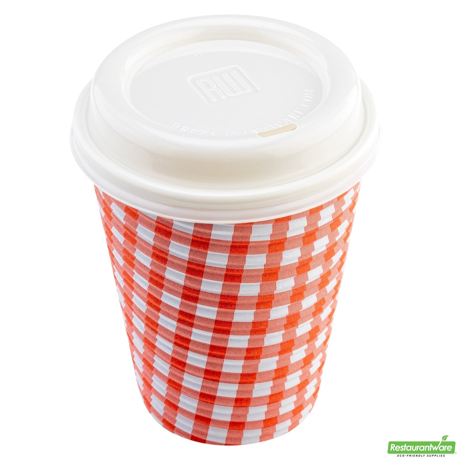 Wholesale Restaurantware Restpresso White Plastic Coffee Cup Lid - Fits 8, 12, 16 and 20 Oz- Bulk