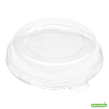 Wholesale Restaurantware Round Clear Plastic Dome Lid - Fits 8 Oz Bagasse Salad Bowl - 4.6" X 4.6" X 1"- Bulk