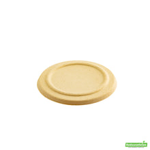 Wholesale Restaurantware Pulp Tek Round Natural Sugarcane / Bagasse Flat Lid - Fits 9 oz Take Out Bowl- Bulk