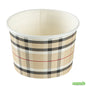 Wholesale Restaurantware 4 Oz Round Plaid Paper To Go Cup- Bulk