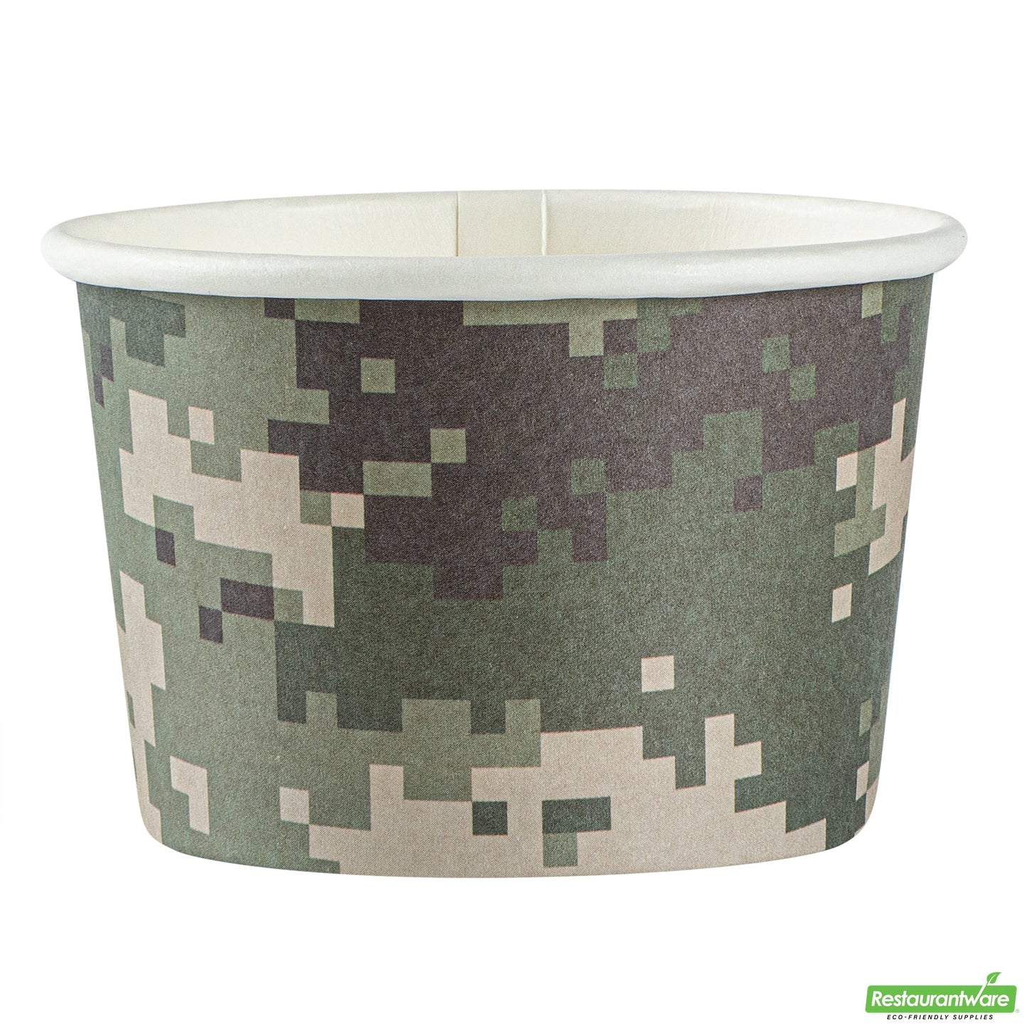 Wholesale Restaurantware 4 Oz Round Camouflage Paper To Go Cup- Bulk