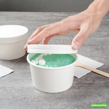 Wholesale Restaurantware Coppetta Round White Paper to Go Cup Lid - Fits 12 Oz- Bulk