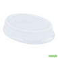 Wholesale Restaurantware Pulp Safe Oval Clear Plastic Ripple Dome Lid - Fits Sugarcane / Bagasse Plate- Bulk
