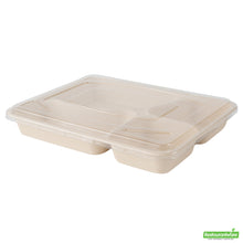 Wholesale Restaurantware Pulp Tek Rectangle Clear Plastic Flat Lid - Fits To Go Trays- Bulk