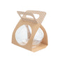Wholesale Restaurantware Thermo Tek Kraft Paper Sphere Salad Container Carrier - Fits 21 oz- Bulk
