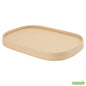 Wholesale Restaurantware Bio Tek Oval Kraft Paper Lid - Fits Serving Container- Bulk