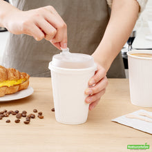 Wholesale Restaurantware Restpresso Clear Plastic 2-in-1 Straw or Sippy Coffee Cup Lid - with Detachable Double Plug, Fits 8, 12, 16 and 20 oz- Bulk