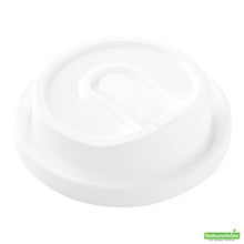 Wholesale Restaurantware Restpresso White Plastic Coffee Cup Lid - with Detachable Plug, Fits 8, 12, 16 and 20 Oz- Bulk