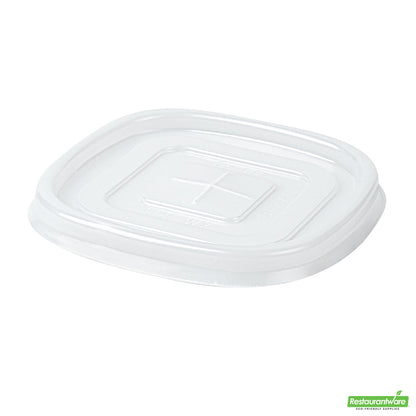 Wholesale Restaurantware Hip 2 Be Square Frosted Plastic Straw Lid - Fits 12, 16 and 22 oz- Bulk