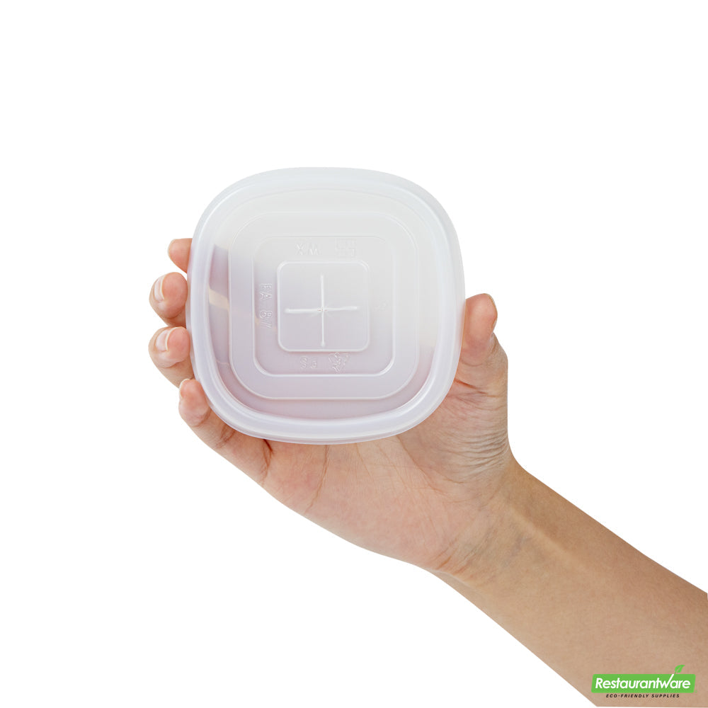 Wholesale Restaurantware Hip 2 Be Square Frosted Plastic Straw Lid - Fits 12, 16 and 22 oz- Bulk