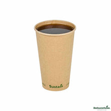 Wholesale Restaurantware Sustain 16 Oz Kraft Paper Coffee Cup 50 ct- Bulk