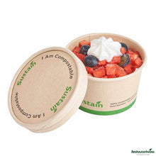 Wholesale Restaurantware Sustain Round Bamboo Paper To Go Cup Lid 50 ct- Bulk