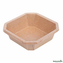 Wholesale Restaurantware Sustain 22 Oz Octagonal Kraft Paper Take Out Container 25 ct- Bulk