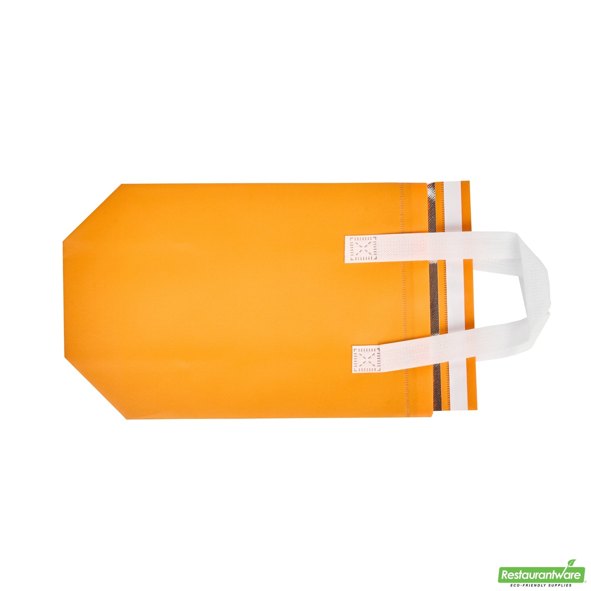 Wholesale Restaurantware Bag Tek Orange Insulated Take Out Bag - Tamper-Evident - 8 1/4 X 4 1/4 X 10 3/4 - 25 Count Box- Bulk