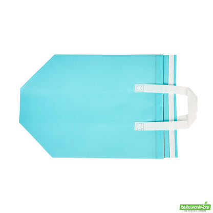 Wholesale Restaurantware Bag Tek Teal Insulated Take Out Bag - Tamper-Evident - 11 3/4 X 7 3/4 X 12 1/2 - 25 Count Box- Bulk