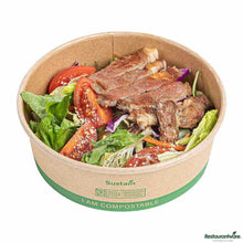 Wholesale Restaurantware Sustain 17 Oz Round Kraft Paper Take Out Container 50 ct- Bulk