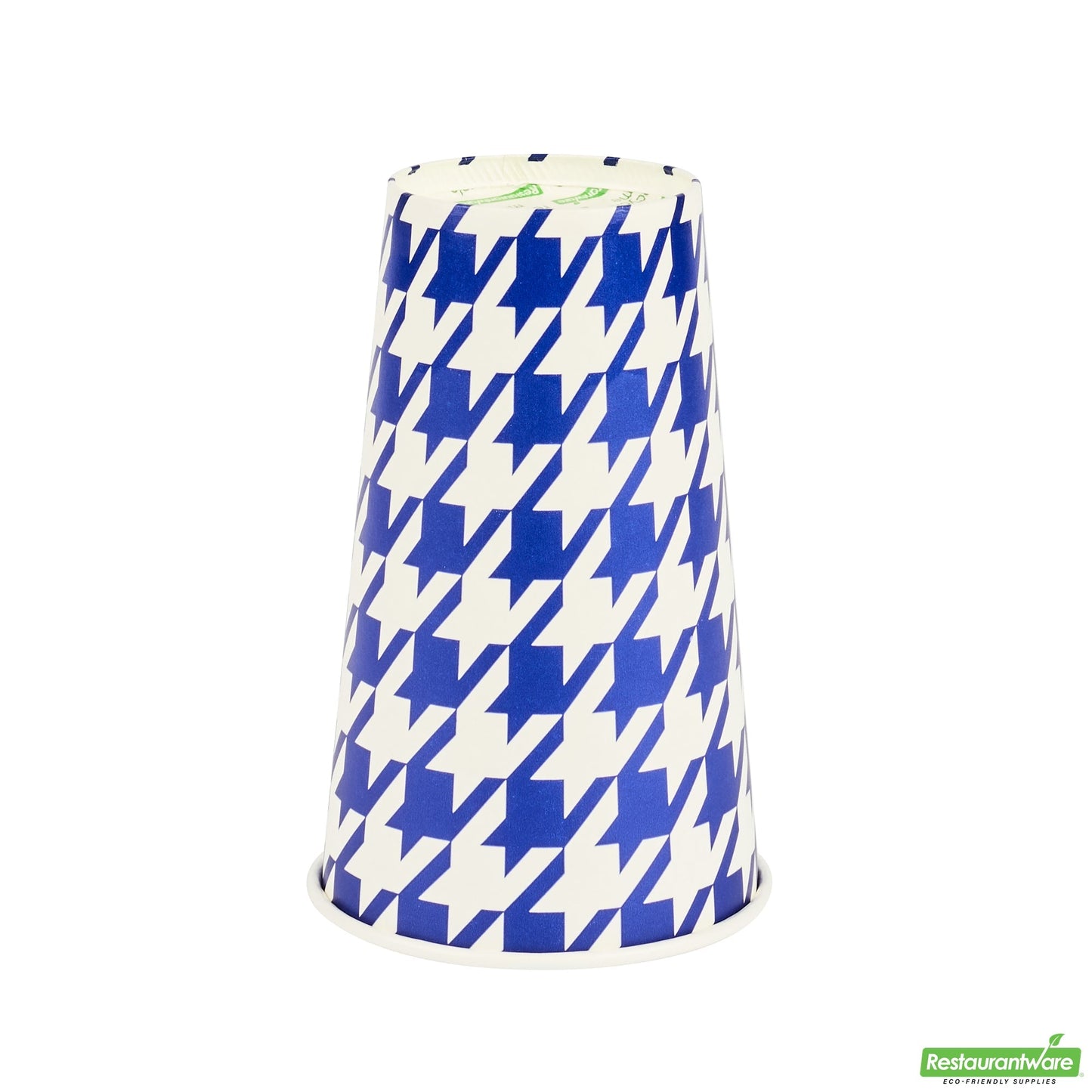 Wholesale Restaurantware RW Base 16 Oz Round White Paper Cold Cup - 3 1/2 X 3 1/2 X 5 1/2 - 25 Count Box- Bulk