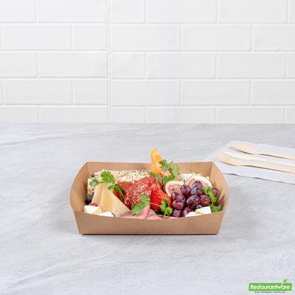 Wholesale Restaurantware Cater Tek Kraft Paper Insert - Fits Square Catering Box - 8" X 8'' X 1 1/2'' - 100 Count Box- Bulk