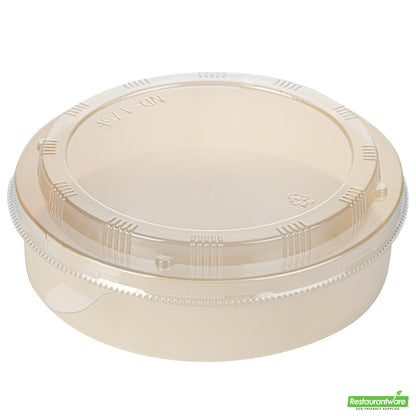 Wholesale Restaurantware Plastic Lid - Fits Poplar Large Container - 6.3" X 6.8" X 0.8"- Bulk