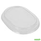 Wholesale Restaurantware Taipei Clear Plastic Lid - Fits Oval Poplar Container- Bulk
