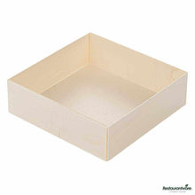 Wholesale Restaurantware Taipei 17 Oz Square Poplar Straight Container 100 ct- Bulk
