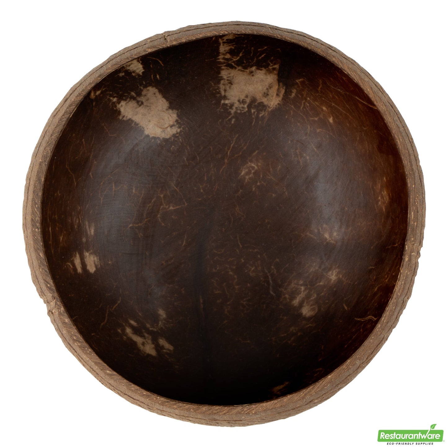 Wholesale Restaurantware Coco Casa 21 oz Handmade Feather Coconut Bowl- Bulk