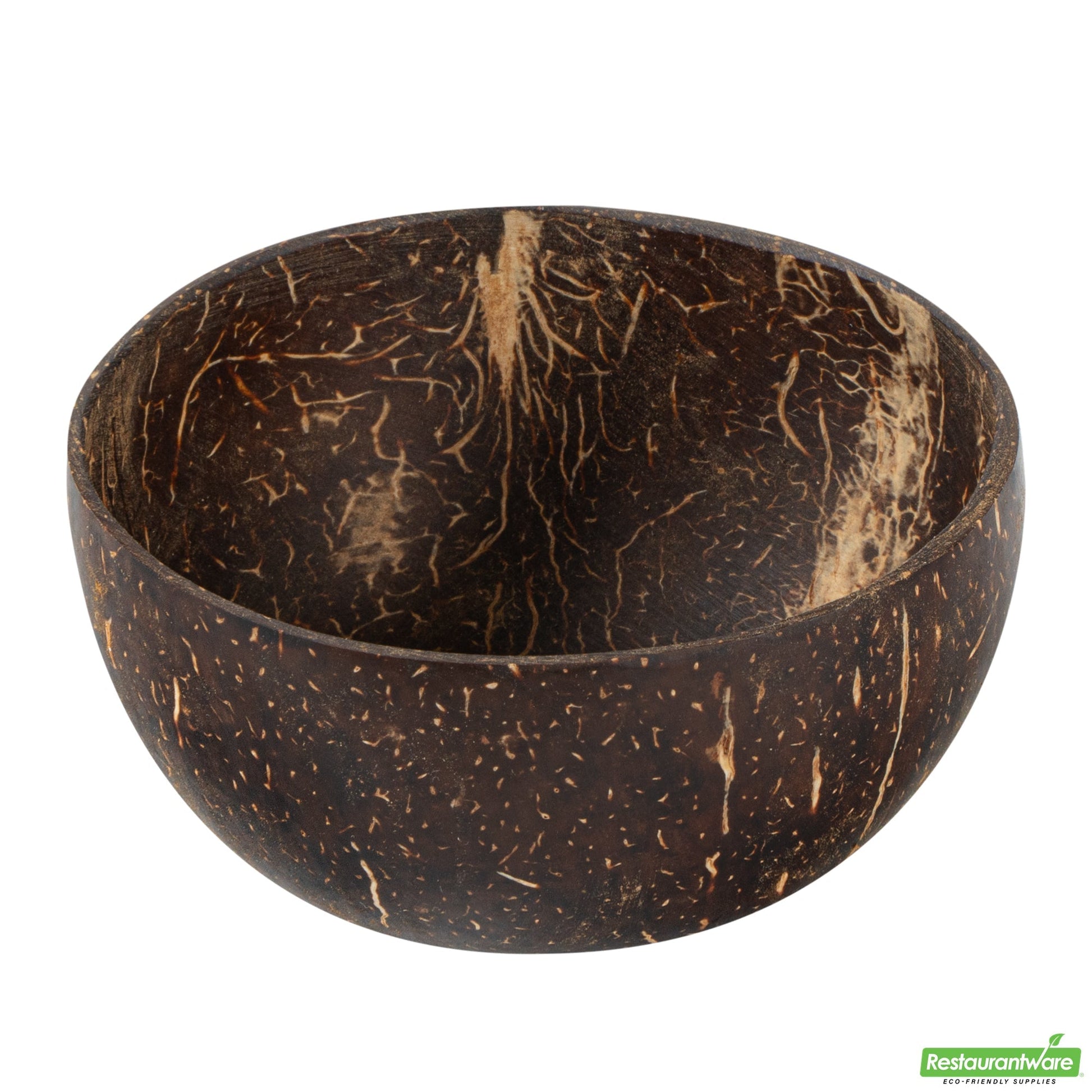 Wholesale Restaurantware Coco Casa 10 oz Handmade Coconut Bowl - Polished- Bulk