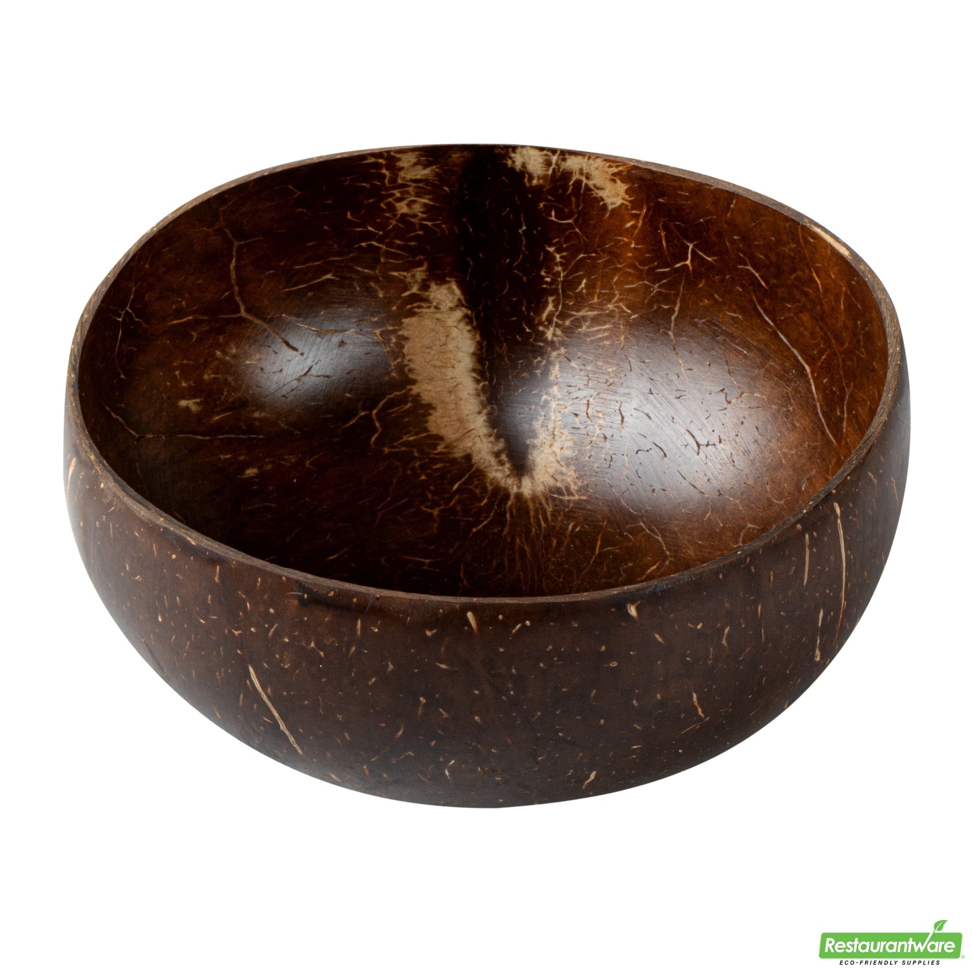 Wholesale Restaurantware Coco Casa 16 oz Handmade Coconut Bowl - Polished- Bulk