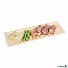 Wholesale Restaurantware Taipei Rectangle Natural Poplar Plate 50 ct- Bulk