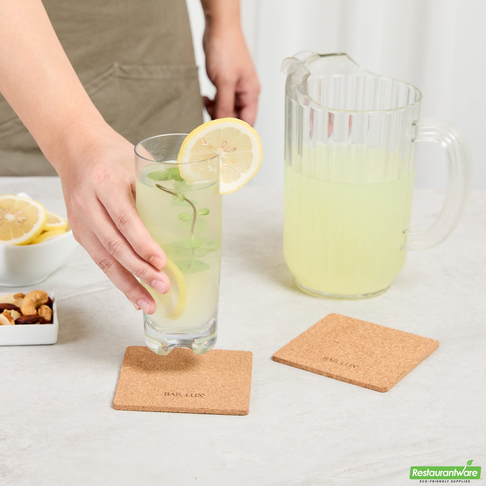 Wholesale Restaurantware Coaster Crk 4 Krft Sqr- Bulk