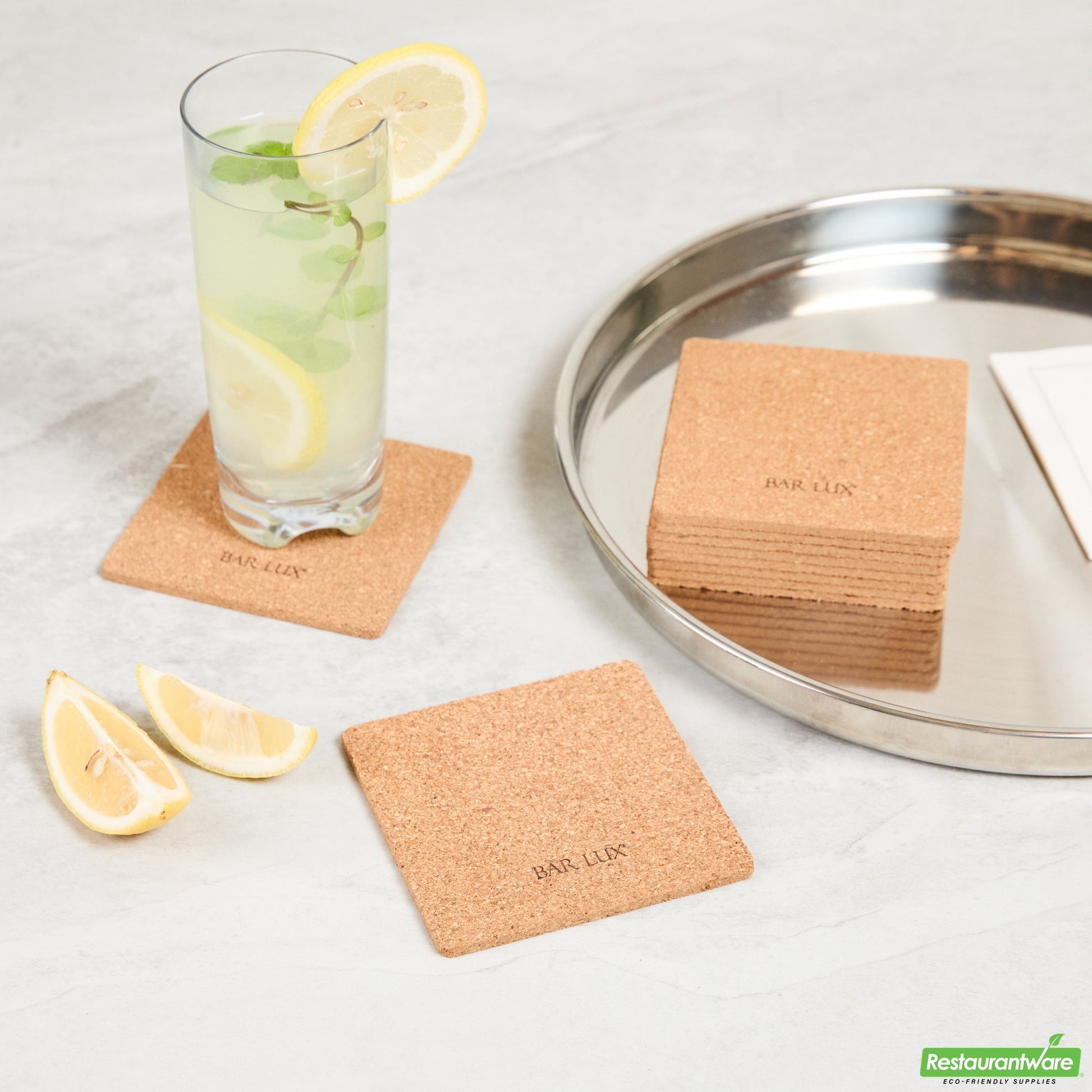 Wholesale Restaurantware Coaster Crk 4 Krft Sqr- Bulk