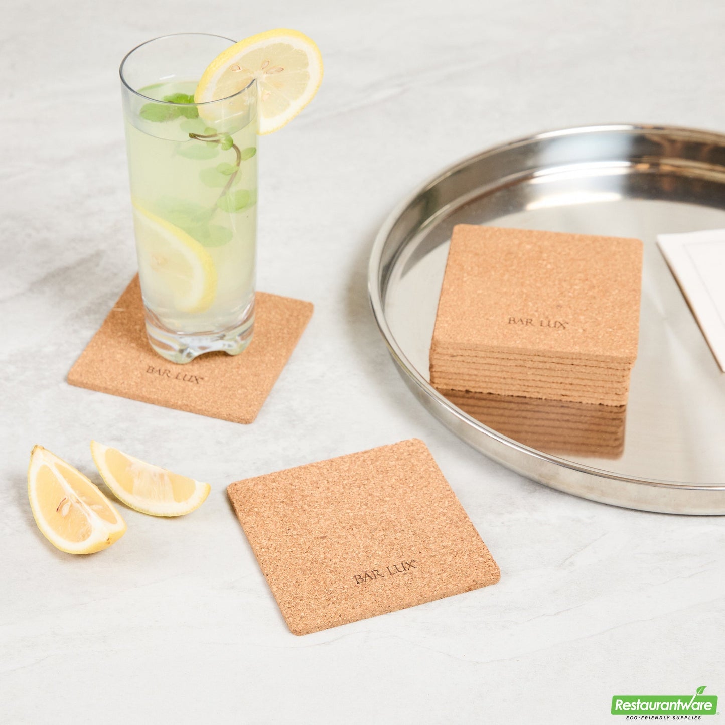 Wholesale Restaurantware Coaster Crk 4 Krft Sqr- Bulk