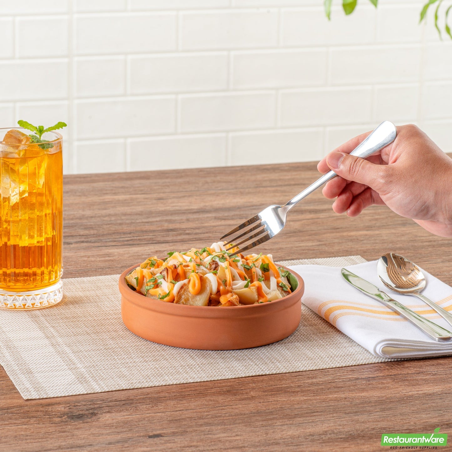 Wholesale Restaurantware 15 Oz Terracotta Cazuela Bowl - Green Glazed Interior, Oven-Safe- Bulk