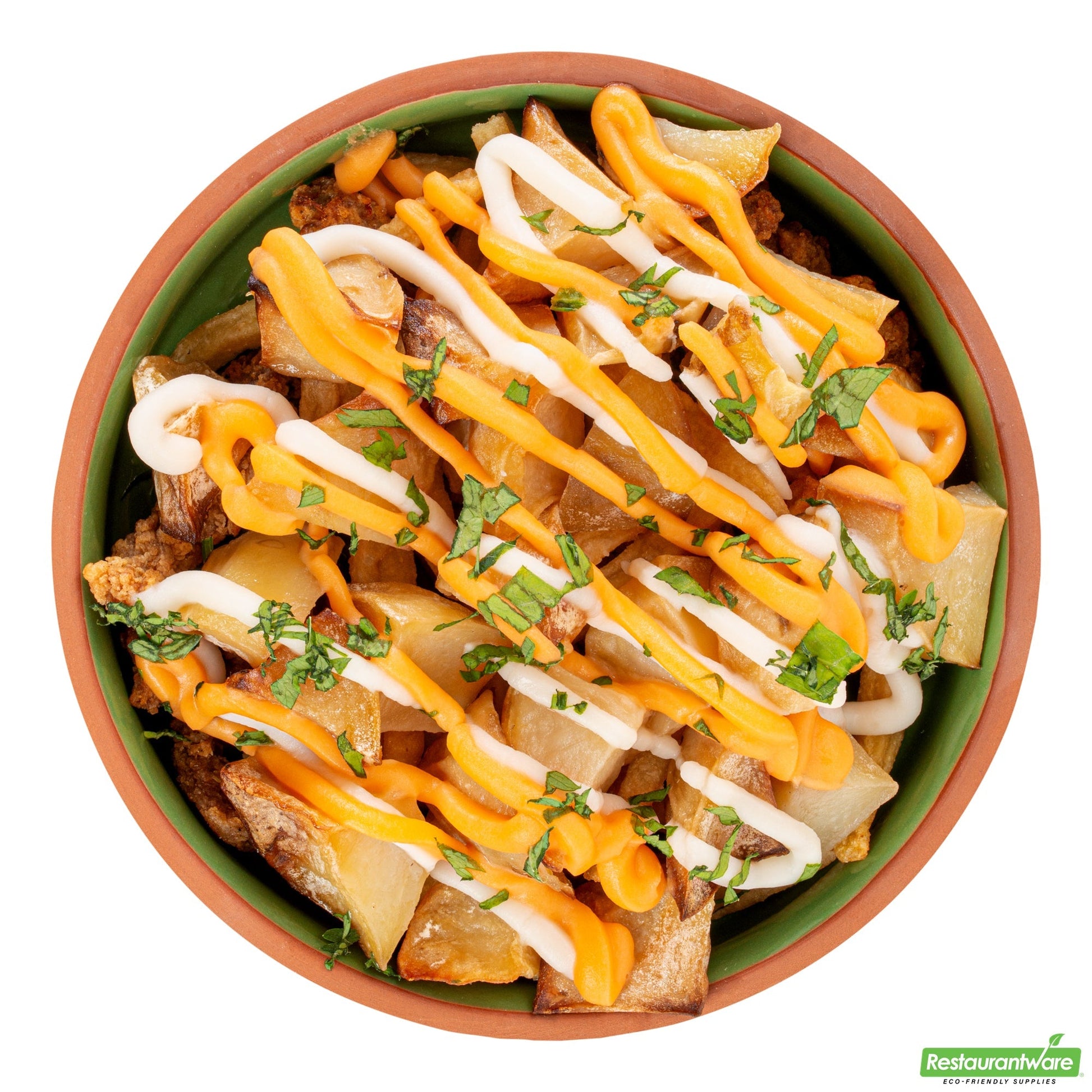 Wholesale Restaurantware 15 Oz Terracotta Cazuela Bowl - Green Glazed Interior, Oven-Safe- Bulk