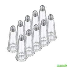 Wholesale Restaurantware 1 Oz Glass Salt and Pepper Shaker Set - Tower Style- Bulk