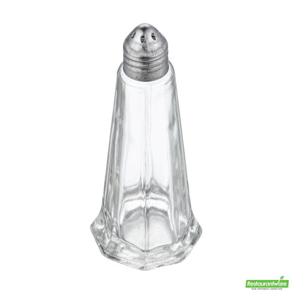 Wholesale Restaurantware 1 Oz Glass Salt and Pepper Shaker Set - Tower Style- Bulk