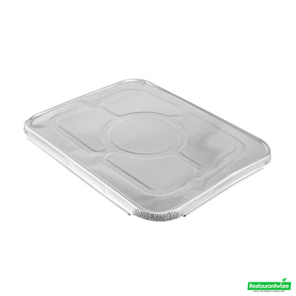 Wholesale Restaurantware Foil Lux Aluminum Steam Table Pan Lid - Fits 1/2 Size- Bulk