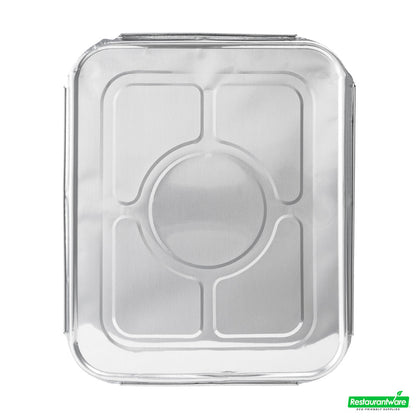 Wholesale Restaurantware Foil Lux Aluminum Steam Table Pan Lid - Fits 1/2 Size- Bulk
