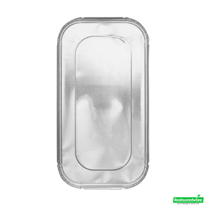 Wholesale Restaurantware Foil Lux Aluminum Steam Table Pan Lid - Fits 1/3 Size / Loaf- Bulk