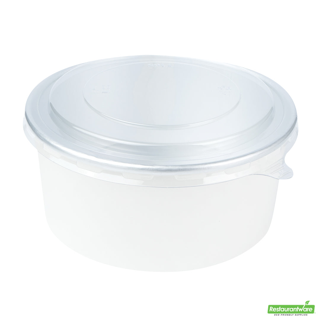 Wholesale Restaurantware Clear Plastic Take Out Container Lid - Fits 37 and 42 Oz - 6.5" X 6.5" X 0.2"- Bulk
