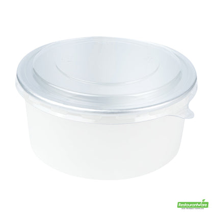 Wholesale Restaurantware Clear Plastic Take Out Container Lid - Fits 37 and 42 Oz - 6.5" X 6.5" X 0.2"- Bulk