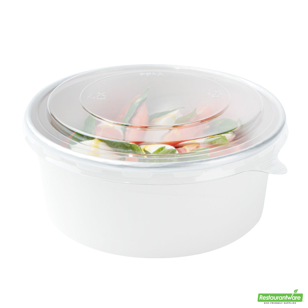 Wholesale Restaurantware Clear Plastic Take Out Container Lid - Fits 37 and 42 Oz - 6.5" X 6.5" X 0.2"- Bulk